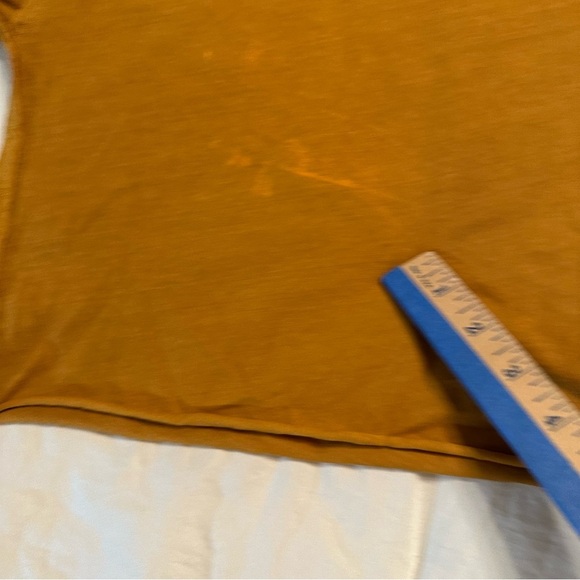 Free People - Small  - Long Sleeve Crop Top - Mustard - Picture 8 of 12